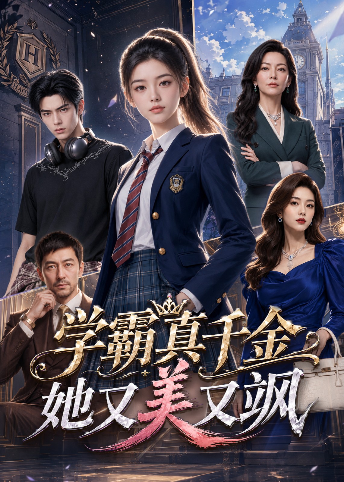 学霸真千金她又美又飒海报
