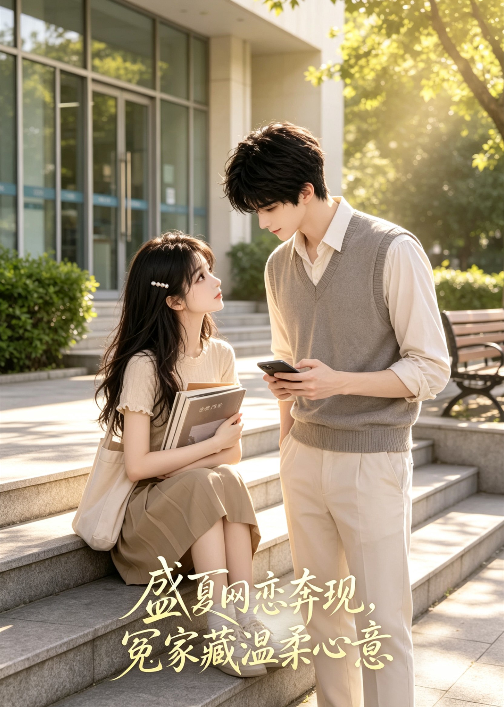 盛夏网恋奔现，冤家藏温柔心意海报